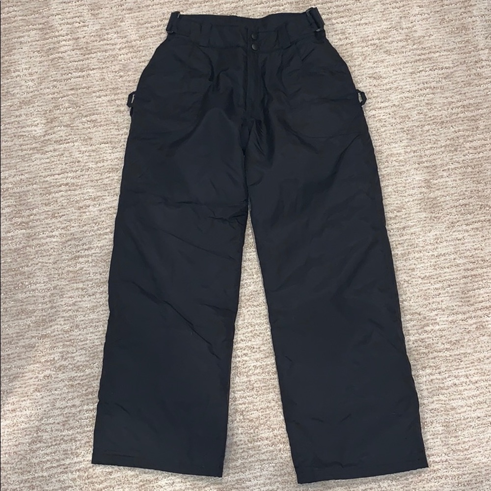 Boys black ski pants